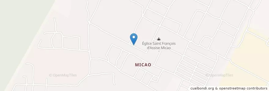Mapa de ubicacion de Centre de santé Saint Joseph des Olivier en Fildişi Sahili, Abican, Yopougon.