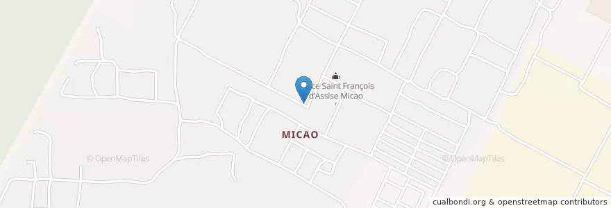 Mapa de ubicacion de Restaurant en ساحل عاج, آبیجان, Yopougon.
