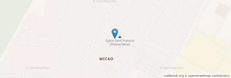Mapa de ubicacion de Restaurant en ساحل عاج, آبیجان, Yopougon.