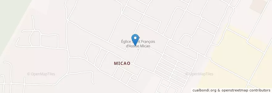 Mapa de ubicacion de Eglise Dehima de Micao en 科特迪瓦, 阿比让, Yopougon.