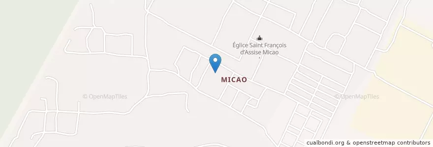 Mapa de ubicacion de Eglise évangélique Jésus- Christ en action en コートジボワール, アビジャン, Yopougon.