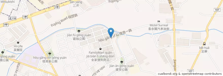 Mapa de ubicacion de 大拇指海鮮餐廳 en Taiwan, 新北市, 新莊區.