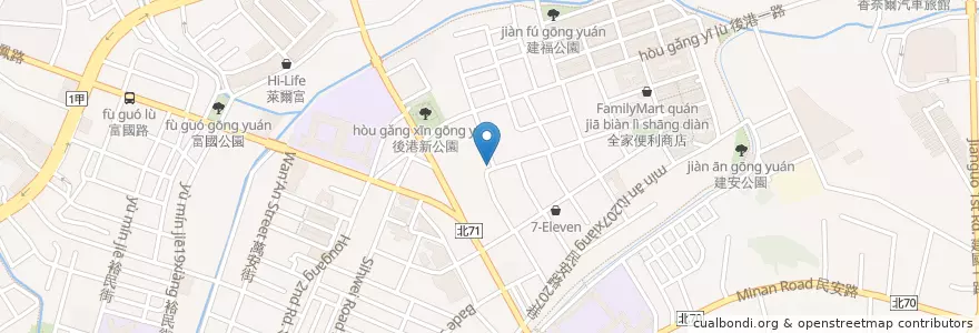 Mapa de ubicacion de 早安美芝城 en Taiwan, Neu-Taipeh, Xinzhuang.