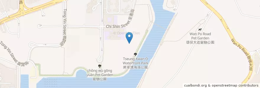 Mapa de ubicacion de Club des Papillons en 中国, 广东省, 香港, 新界, 西貢區.