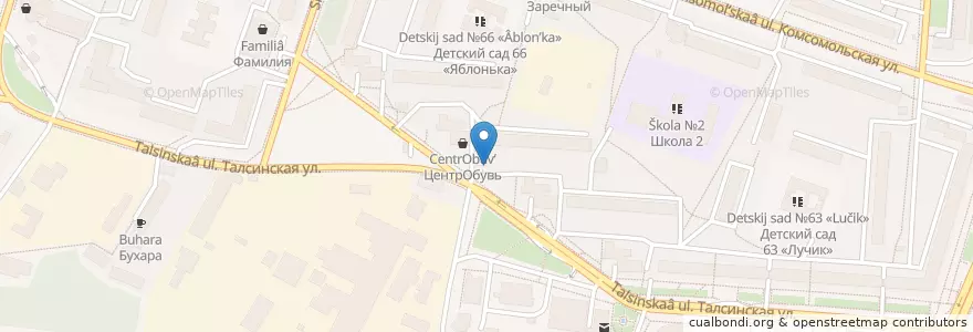Mapa de ubicacion de Domino’s pizza en 러시아, Центральный Федеральный Округ, Московская Область, Городской Округ Щёлково.