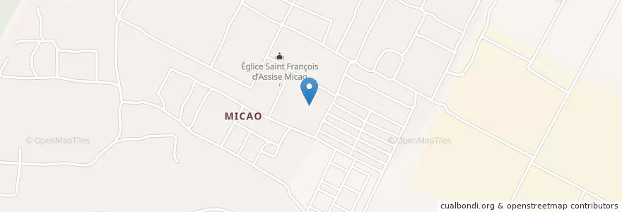 Mapa de ubicacion de Clinique espace médical micao en Côte D’Ivoire, Abidjan, Yopougon.