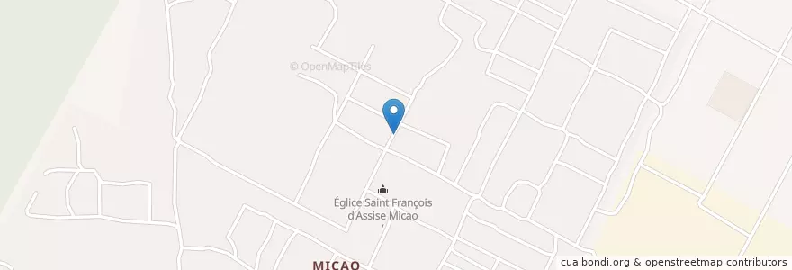 Mapa de ubicacion de Centre médical Dieu Bénit en 科特迪瓦, 阿比让, Yopougon.