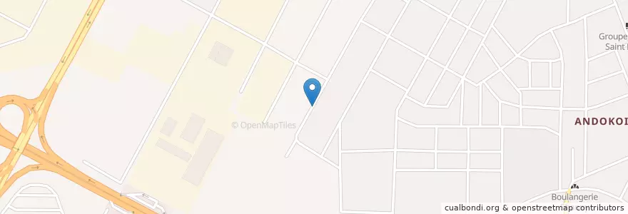 Mapa de ubicacion de Café Express en コートジボワール, アビジャン, Yopougon.