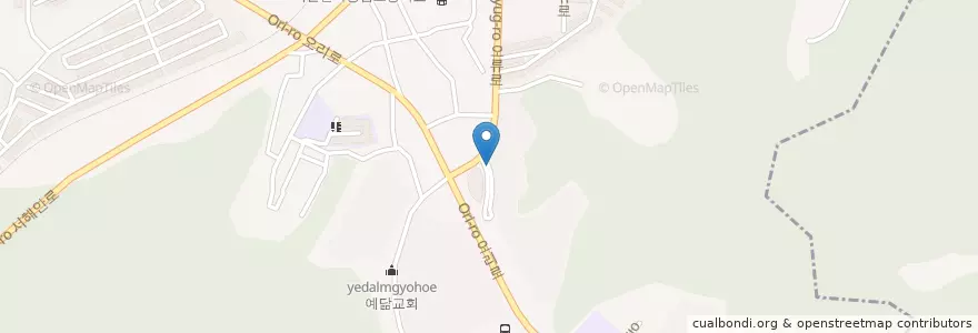 Mapa de ubicacion de 구로신협 천왕역지점 en Coreia Do Sul, Seul, 구로구, 오류2동.