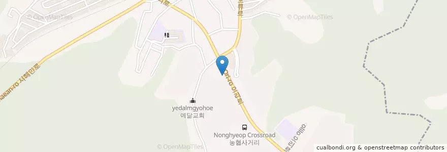 Mapa de ubicacion de Baskin-Robbins en Corea Del Sur, Seúl, 구로구, 오류2동.