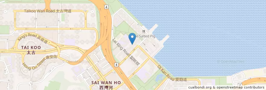 Mapa de ubicacion de Island Children's Montessori Kindergarten en China, Cantão, Hong Kong, Ilha De Hong Kong, Novos Territórios, 東區 Eastern District.