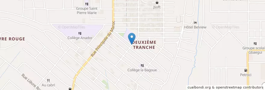 Mapa de ubicacion de Maquis en ساحل عاج, آبیجان, Yopougon.