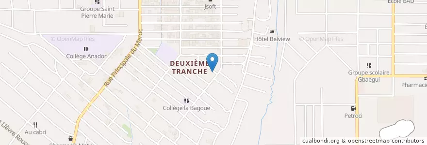Mapa de ubicacion de Mobile Money en ساحل عاج, آبیجان, Yopougon.