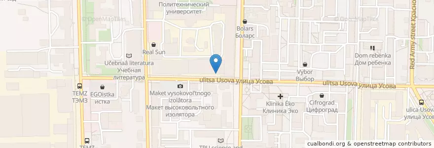 Mapa de ubicacion de Rose хутор en Rusland, Federaal District Siberië, Томская Область, Томский Район, Городской Округ Томск.