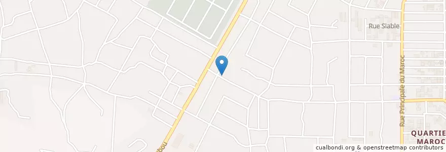 Mapa de ubicacion de Mobil Money en 科特迪瓦, 阿比让, Yopougon.