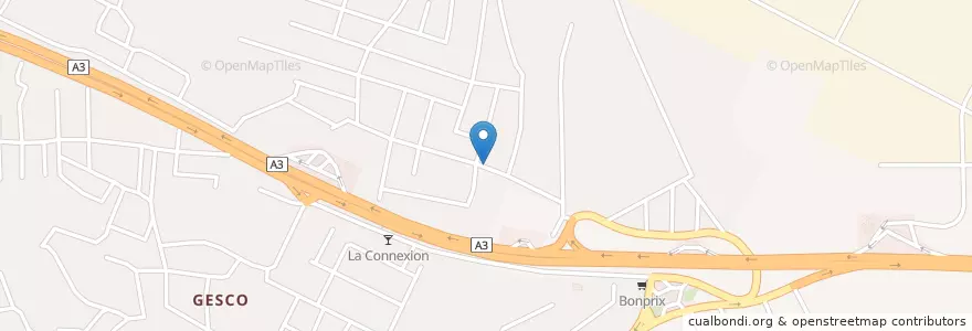 Mapa de ubicacion de Buvette en ساحل عاج, آبیجان, Yopougon.