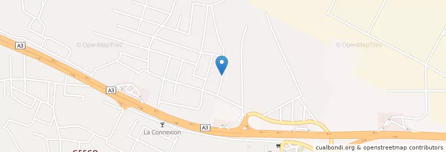 Mapa de ubicacion de Restaurant en 科特迪瓦, 阿比让, Yopougon.
