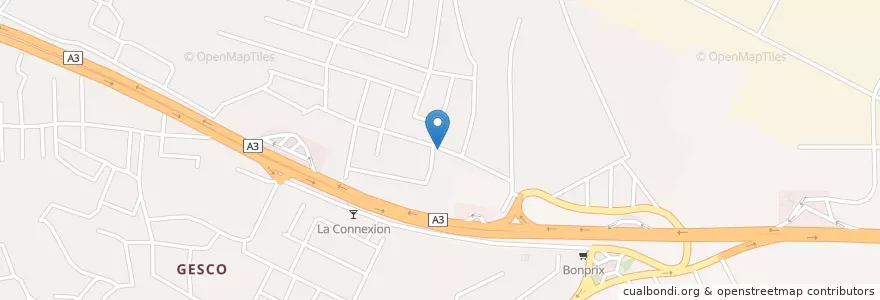 Mapa de ubicacion de Restaurant en Elfenbeinküste, Abidjan, Yopougon.