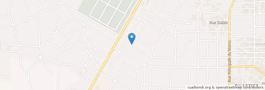 Mapa de ubicacion de Kiosque en ساحل عاج, آبیجان, Yopougon.