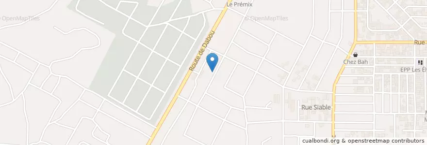 Mapa de ubicacion de Eglise Evangélique en Costa De Marfil, Abiyán, Yopougon.