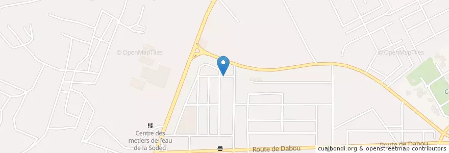 Mapa de ubicacion de Centre evangeliste international en 科特迪瓦, 阿比让, Yopougon.