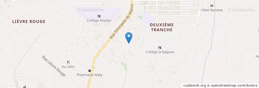 Mapa de ubicacion de Ecole superieur d'industrie et amenegement en 科特迪瓦, 阿比让, Yopougon.