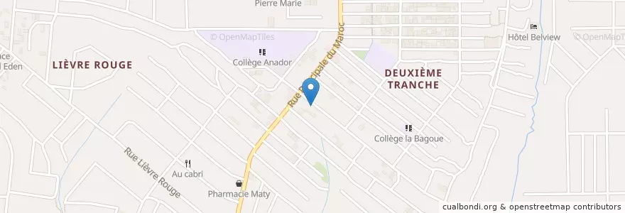 Mapa de ubicacion de Mobile Money en 科特迪瓦, 阿比让, Yopougon.