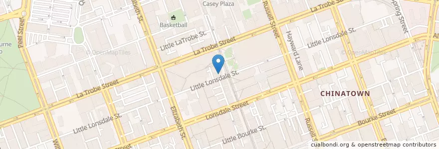 Mapa de ubicacion de CrossCulture Church of Christ en Australia, Victoria, City Of Melbourne.