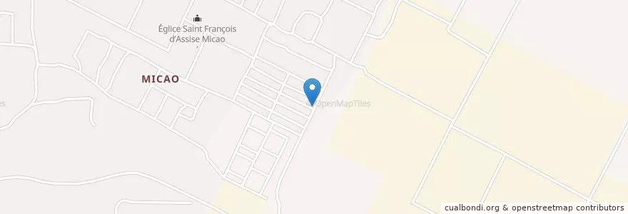 Mapa de ubicacion de kiosque à café en 코트디부아르, 아비장, Yopougon.