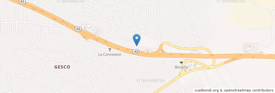 Mapa de ubicacion de Pétit marché en コートジボワール, アビジャン, Yopougon.