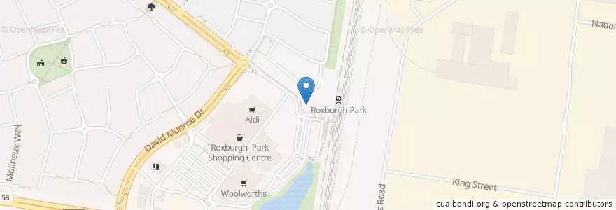 Mapa de ubicacion de Dosa Corner en Avustralya, Victoria, City Of Hume.