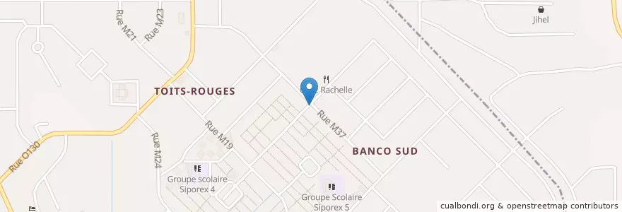 Mapa de ubicacion de Maquis chez Raoul en Fildişi Sahili, Abican, Yopougon.