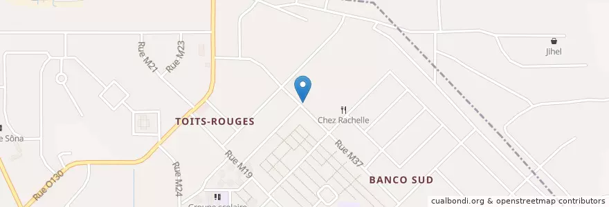 Mapa de ubicacion de Epv Offoumou Yapo en ساحل عاج, آبیجان, Yopougon.