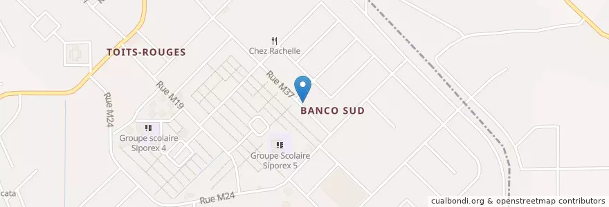 Mapa de ubicacion de Cabinet Dentaire en Costa Do Marfim, Abidjan, Yopougon.