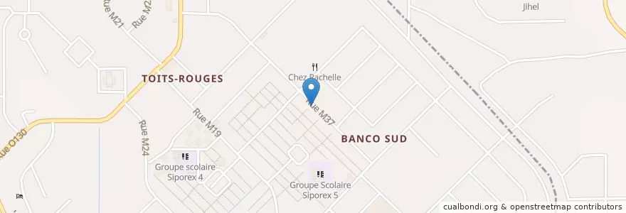 Mapa de ubicacion de Resto cave en ساحل عاج, آبیجان, Yopougon.