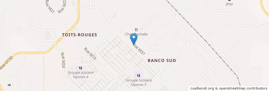 Mapa de ubicacion de Bar Muquet en ساحل عاج, آبیجان, Yopougon.