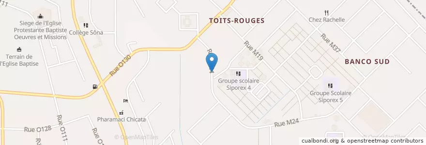 Mapa de ubicacion de MTN Money en ساحل عاج, آبیجان, Yopougon.