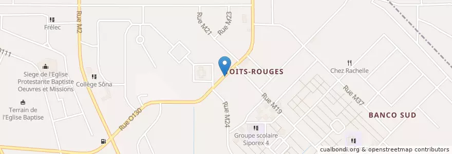 Mapa de ubicacion de Le Boize Bar en コートジボワール, アビジャン, Yopougon.