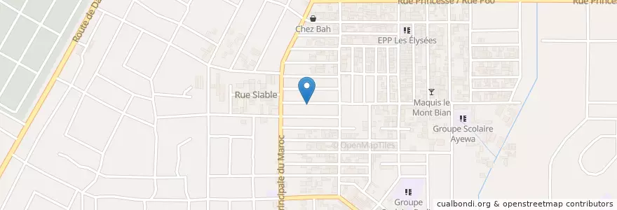 Mapa de ubicacion de Clinique Médico Chirugicale Saint Raphael en Costa De Marfil, Abiyán, Yopougon.
