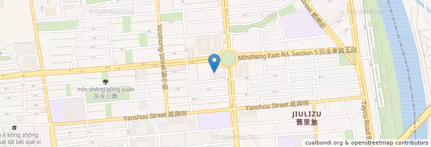 Mapa de ubicacion de 台北泰 en تایوان, 新北市, تایپه, 松山區.