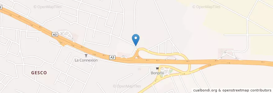 Mapa de ubicacion de Boutique en コートジボワール, アビジャン, Yopougon.