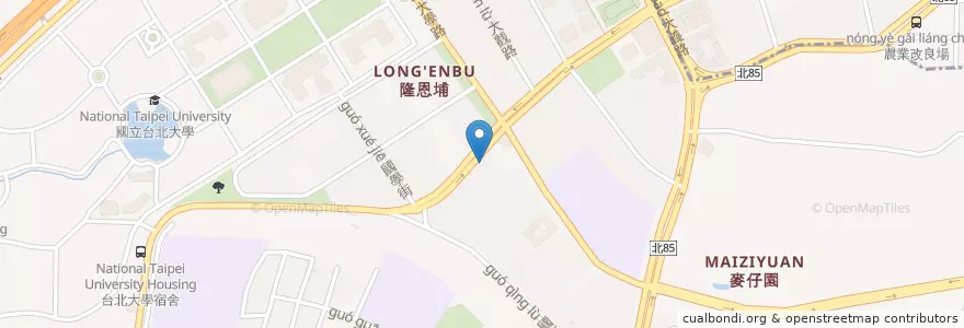 Mapa de ubicacion de 微笑牙醫 en Taiwan, Nuova Taipei, Sanxia.