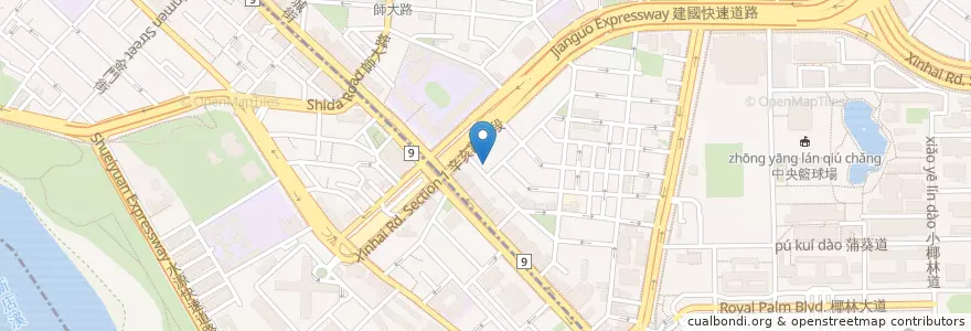 Mapa de ubicacion de Flügel Studio en Taiwan, New Taipei, Taipei.