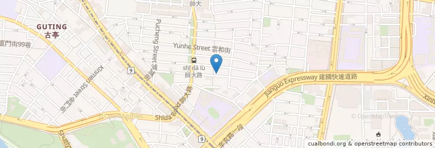 Mapa de ubicacion de Jana Cafe en 台湾, 新北市, 台北市, 大安区.