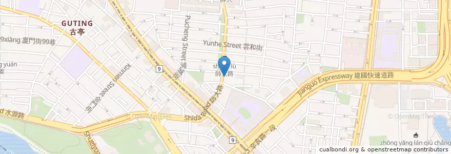 Mapa de ubicacion de 傳盛小食香菇肉粥 en Taïwan, Nouveau Taipei, Taipei, District De Daan.