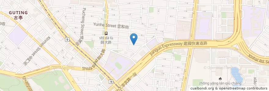 Mapa de ubicacion de 圖貝塔極品咖啡 en 臺灣, 新北市, 臺北市, 大安區.