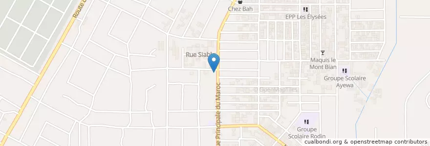 Mapa de ubicacion de Royal Night Club en コートジボワール, アビジャン, Yopougon.