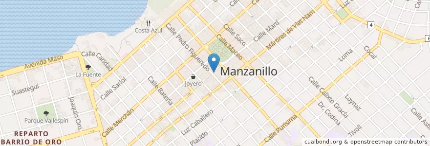 Mapa de ubicacion de Estudio Doble T en Cuba, Granma, Manzanillo, Ciudad De Manzanillo.