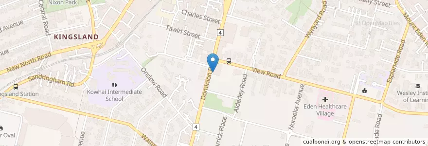 Mapa de ubicacion de Tuihana en 뉴질랜드, Auckland, Albert-Eden.