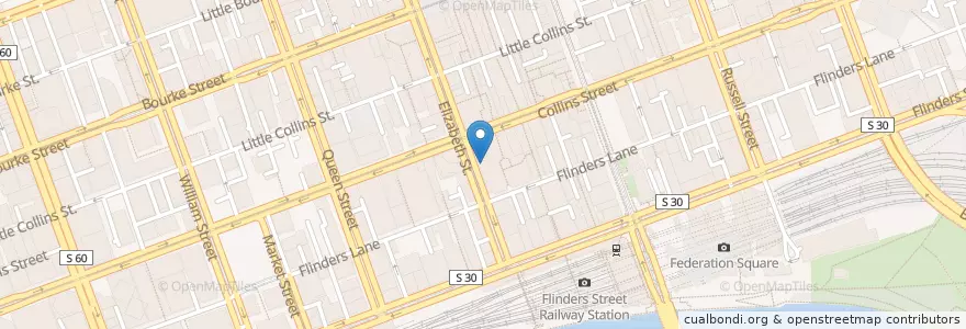 Mapa de ubicacion de rediATM en Австралия, Виктория, City Of Melbourne.